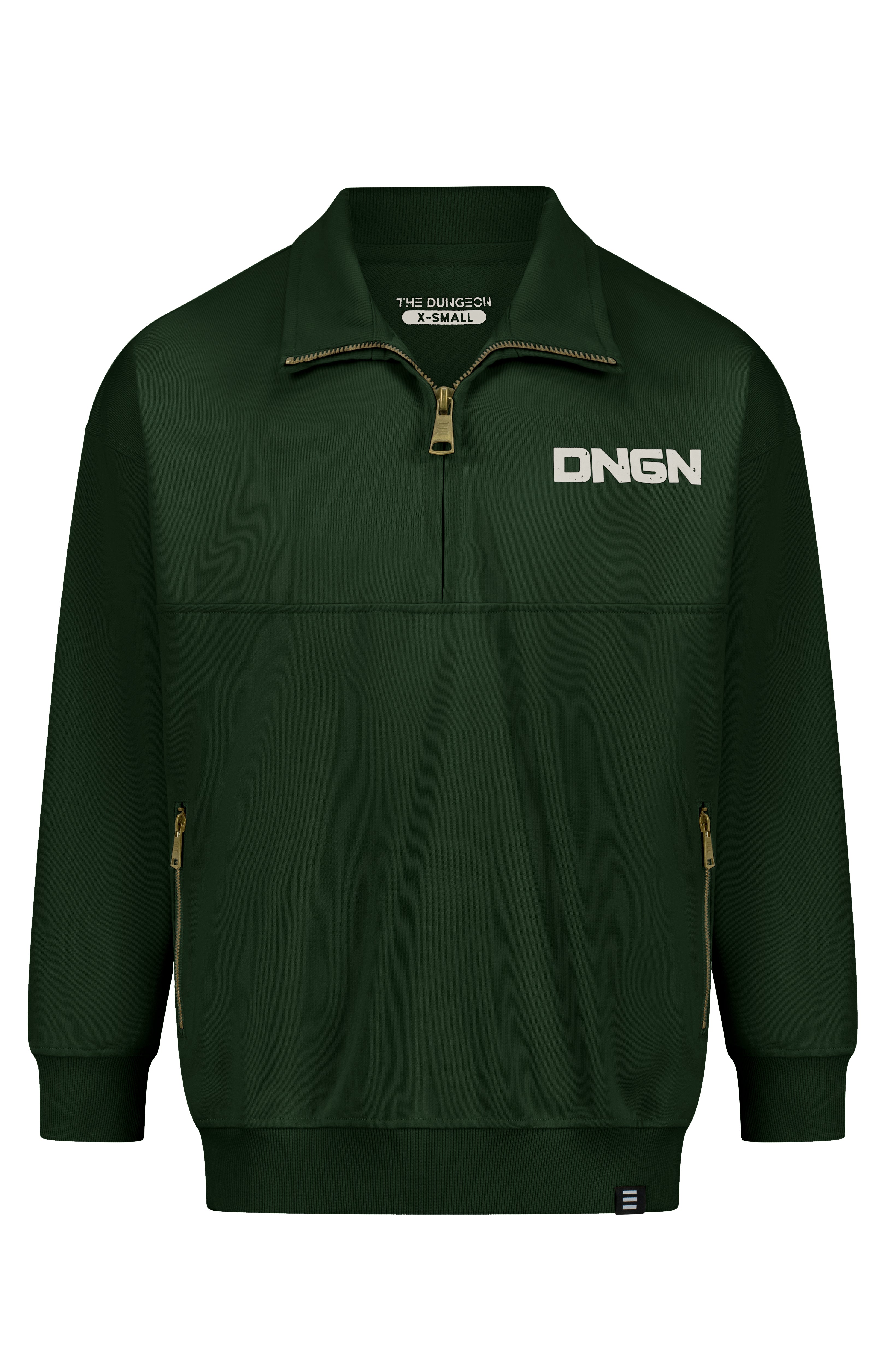 DNGN ZIPPER OVERSIZED SWEATSHIRT - Premium Fitness Clothing
